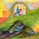 Jumbo Size Four Seasons Story Cards with Rotating Wheel of Images - Set of 4