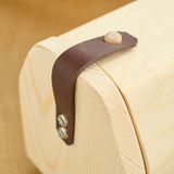 Natural Wooden Mailbox with Pretend Letters