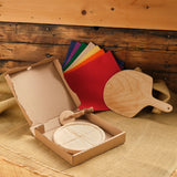 Create Your Own Wooden Pizza - Starter Set with Pizza Peel