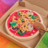 Felted Wooden Pizza - Set with Cutter and Peel