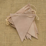 Leather Banner -Natural Beige Color- Celebration Garland