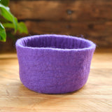 Round Felted Nesting Bowls - Set of 7 - Primary