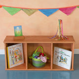 3 Cubby Storage Crate / Bin / Bookcase (wheels in separate listing) - 36" L x 16" W x 10" D