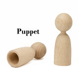 Wooden Craft Peg Dolls - Select Individually