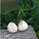 Hollow Wooden Egg - 2 3/4" Tall