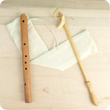 Choroi Pentatonic Flute, Quinta 432 Hz - Pear Wood
