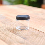 2 oz. Glass Paint Jar with Plastic Lid