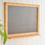 Chalkboard with Wooden Sculpted Frame - 18" x 24" Board