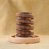 Wood Desktop Marble Run Pencil Holder - Four wood options