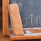Chalkboard Eraser with Sculpted Wooden Handle