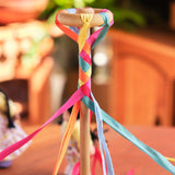 Maypole Decoration with Silk Ribbon