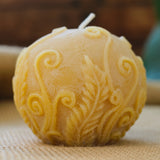 Rustic Fern Ball Candle