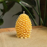 Pinecone Beeswax Candle