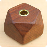Walnut Candle Holder for 1/2" dia Candle