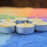 Beeswax Tea Light Candles, Set of 6