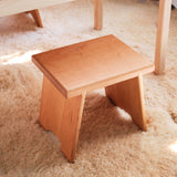 Cherry Step Stool Bench, 9" or 14" Tall