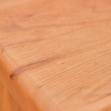 Cherry Step Stool Bench, 9" or 14" Tall