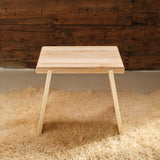 Maple Step Stool Bench, 9" or 14" Tall
