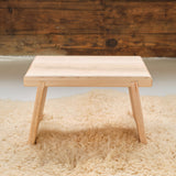 Maple Step Stool Bench, 9" or 14" Tall