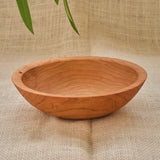 7" Thick Rim Cherry Wood Bowl