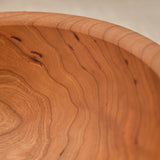 7" Thick Rim Cherry Wood Bowl
