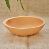 7" Thick Rim Maple Wood Bowl