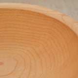 7" Thick Rim Maple Wood Bowl