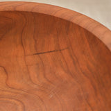 8" Thick Rim Cherry Wood Bowl