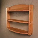 3-Tiered Wall Shelf - 24 Inches Long - Three Shelves