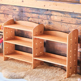 32" Adjustable Cherry Wood Shelving Unit/Bookcase + Add-on Parts
