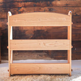 32" Adjustable Cherry Wood Shelving Unit/Bookcase + Add-on Parts