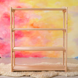 Maple Wood Open Shelving - 4 Shelves