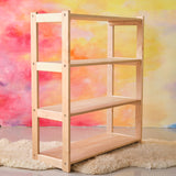 Maple Wood Open Shelving - 4 Shelves