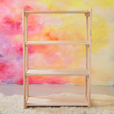 Maple Wood Open Shelving - 4 Shelves