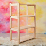 Maple Wood Open Shelving - 4 Shelves