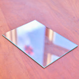 5" x 7" Cherry Sculpted Picture Frame with Cardboard Easel Backing - Glass