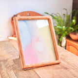 8" x 10" Sculpted Cherry Picture Frame with Glass