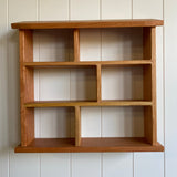 Curio Wall Shelf - House Design - All Cherry Wood