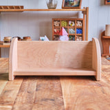 Wooden Desktop Bookshelf with Pencil and File Holder 3 Piece Set (or select individually) - Maple Wood - 16" L x 7" D x 7" H