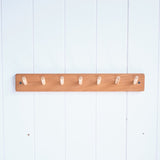 Cherry Wood Coat Rack (Playroom Rack) 18" long