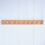 Cherry Wood Coat Rack (Playroom Rack) 24" long