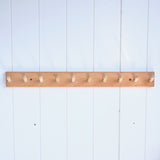 Cherry Wood Coat Racks (Playroom Rack) - 18", 24", or 33.5" long