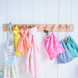 Maple Wood Coat Racks (Playroom Rack) - 18", 24", or 33.5" long