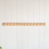 Maple Wood Coat Racks (Playroom Rack) - 18", 24", or 33.5" long