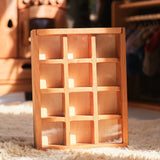 13" x 10" x 2.5" Cherry Sorting Compartment Storage Box / Crate - Removable Dividers - With or Without Lid