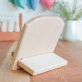 Mini Book Stand - Maple Wood - Table Top Display - 8" h x 8" w