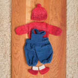14" Waldorf Boy Doll Knitted Alpaca Outfits