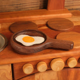 Wooden Play Frying Pan, Walnut