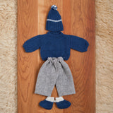 14" Waldorf Boy Doll Knitted Alpaca Outfits