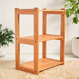 Cherry Open Shelving - 3 Shelves